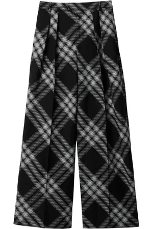 Burberry Geruite broek
