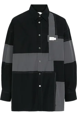 Feng Chen Wang Overhemd met patchwork