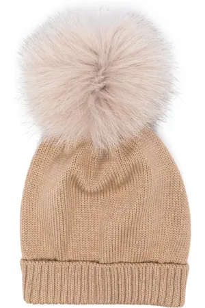 COLORICHIARI Wollen muts met pompon