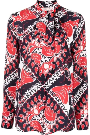 VALENTINO GARAVANI Blouse met logoprint