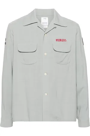VISVIM Overhemd met geborduurd logo