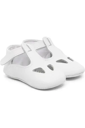 Il gufo Babyschoentjes met gesp en uitgesneden details