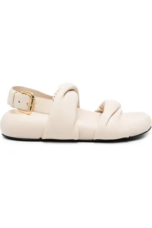 Marni Leren sandalen