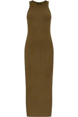 RAG&BONE Geribbelde jurk met ronde hals