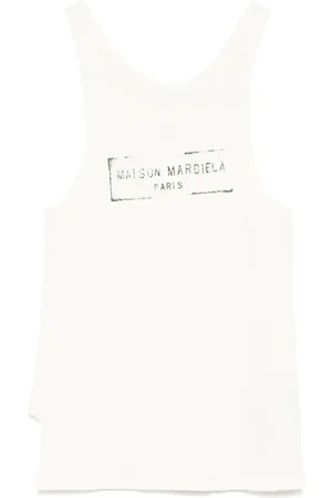 Maison Margiela Tanktop met logoprint