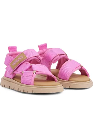 VERSACE Sandalen met logopatch