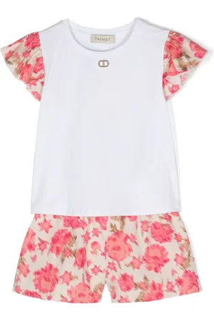 Twin-Set Shorts met logoplakkaat