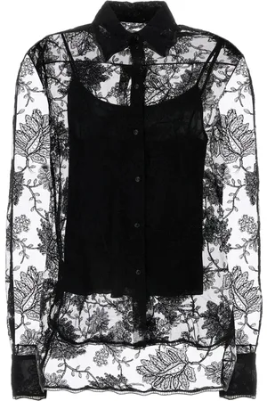 ERMANNO SCERVINO Blouse met bloemenkant