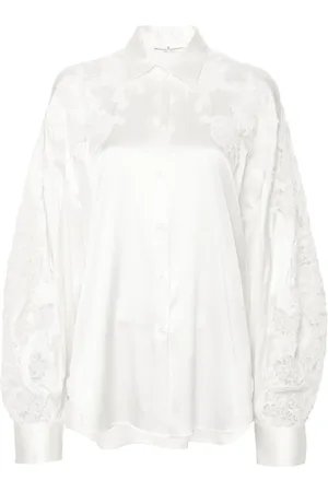 ERMANNO SCERVINO Blouse met bloemenapplicatie