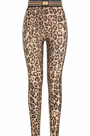 Dolce & Gabbana Jersey legging met luipaardprint