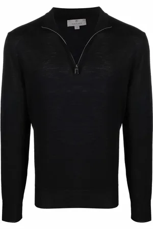 CANALI Pullover met trechterhals