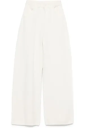 AYA MUSE Gebreide broek met wijde pijpen