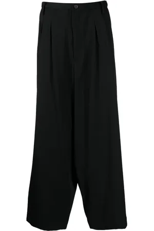 YOHJI YAMAMOTO Broek met geplooid detail
