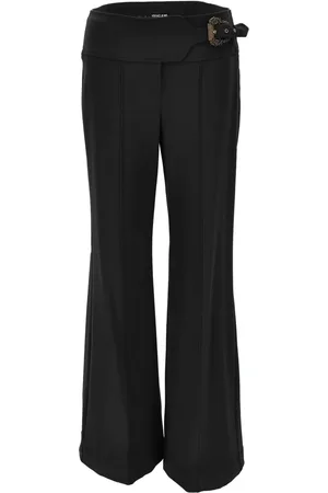 VERSACE Flared broek met ceintuur