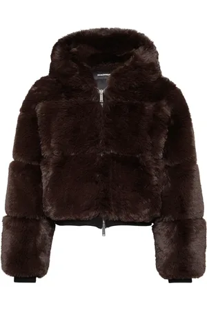 Dsquared2 Cropped jack van imitatiebont