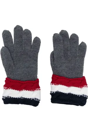 Moncler Handschoenen met gestreepte afwerking