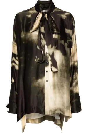 MASNADA Camicia zijden blouse