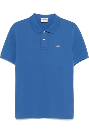 GANT Poloshirt met schildpatroon en korte mouwen