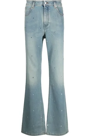 Zadig & Voltaire Mid waist jeans met wijde pijpen