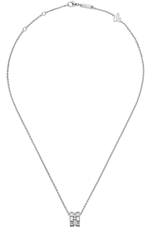 Chopard 18kt witgouden Ice Cube halsketting met diamant