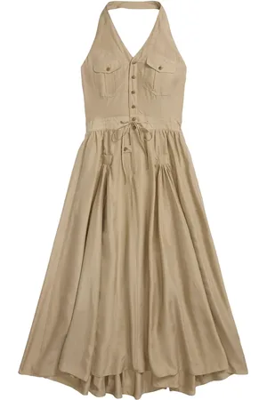 Ralph Lauren Halterjurk met knopen