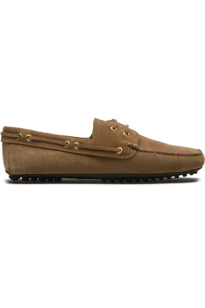 CAR SHOE Suède loafers met veters