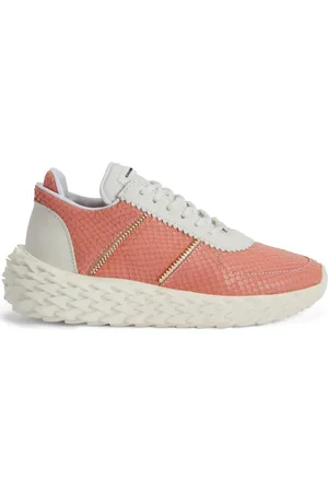 Giuseppe Zanotti Urchin sneakers met pythonprint