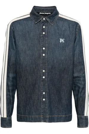 Palm Angels Denim trainingsjack met geborduurd monogram