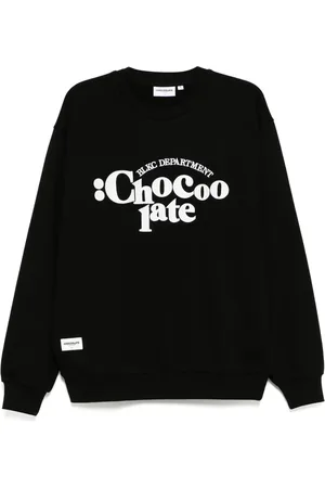 Chocoolate Sweater met geborduurd logo