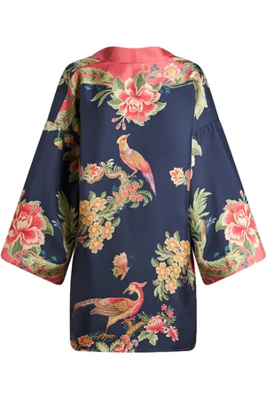 Etro Zijden twill jurk met bloemenprint