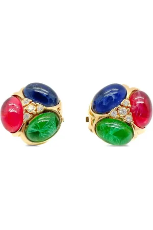 JENNIFER GIBSON JEWELLERY 1980s Grossé oorclips