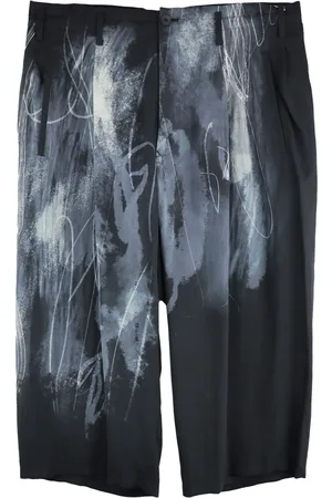 YOHJI YAMAMOTO Broek met verfspray