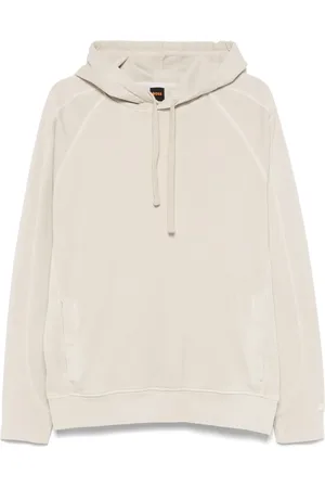 HUGO BOSS Hoodie met jersey textuur