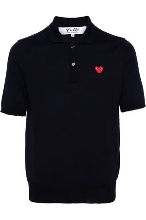 Comme des Garçons Poloshirt met patch