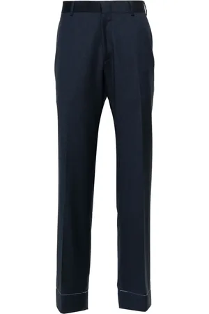 BRIONI Geplooide pantalon met verborgen sluiting