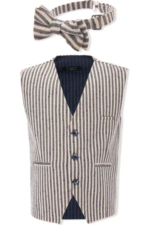 M. Moustache Gilet en vlinderdas