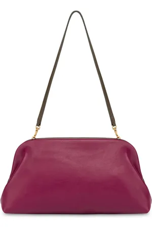 Serafini Leren clutch