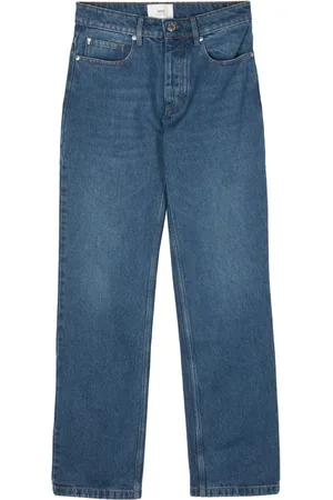 Ami Mid waist straight jeans