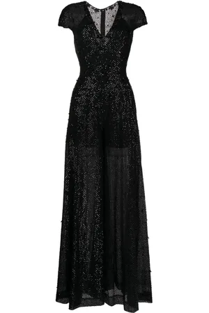 Saiid Kobeisy Jumpsuit met pailletten