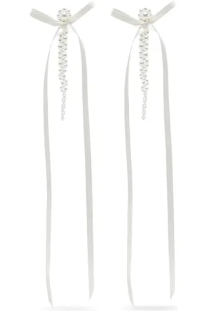 Simone Rocha Bow Ribbon Drip oorbellen