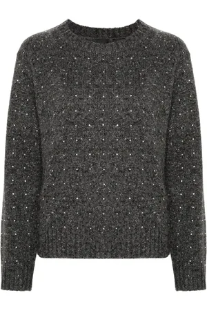Pinko Sweater verfraaid met kristallen