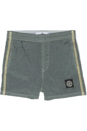 Stone Island Shorts met logopatch