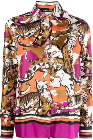 Roberto Cavalli Overhemd met luipaardprint