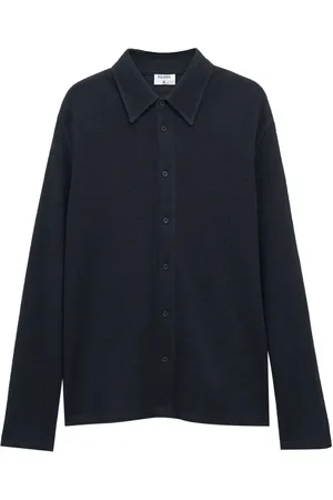 Filippa K Jersey overhemd met wafelpatroon