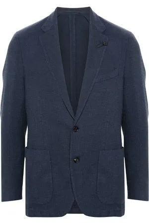 LARDINI Blazer met monogram