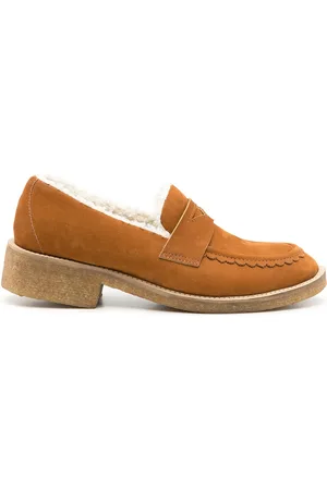 Sarah Chofakian Pullman loafers met lammy afwerking