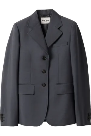Miu Miu Blazer met enkele rij knopen