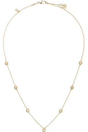 Brumani 18kt geelgouden halsketting met diamant