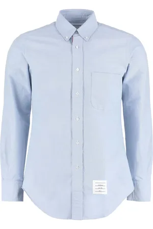 Thom Browne Classic L/s Bd Pc Shirt With Cf Grosgrain Placket In Oxford