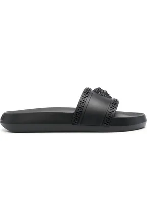 VERSACE Palazzo slippers met Medusaplakkaat
